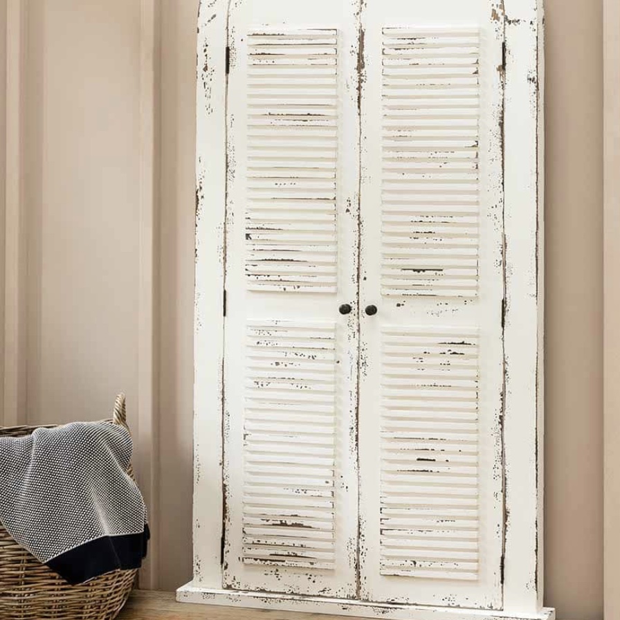 Château Shutter Window Arch Mirror - Thumbnail 2