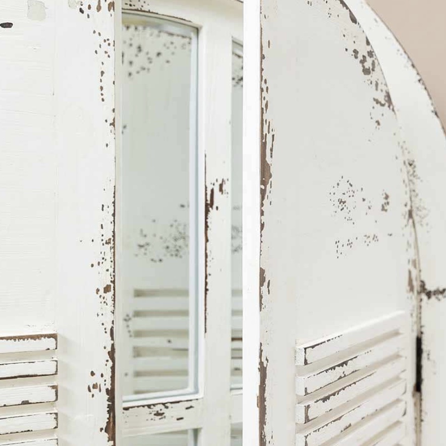 Château Shutter Window Arch Mirror - Thumbnail 4