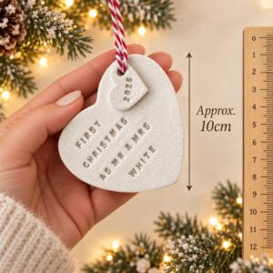 First Christmas As Mr And Mrs Christmas Decoration - Thumbnail 3