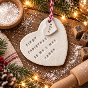 First Christmas As Mr And Mrs Christmas Decoration - Thumbnail 2