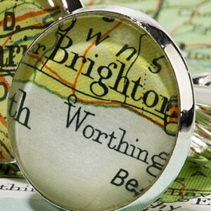 Personalised Silver Plated Map Cufflinks - Thumbnail 3