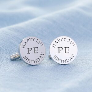 Personalised Happy Birthday Cufflinks - Thumbnail 2