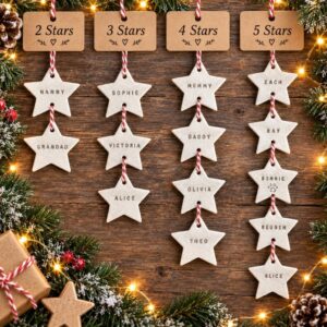 Personalised Family Christmas Decoration - Thumbnail 1