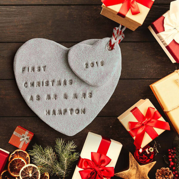 First Christmas As Mr And Mrs Christmas Decoration - Thumbnail 1