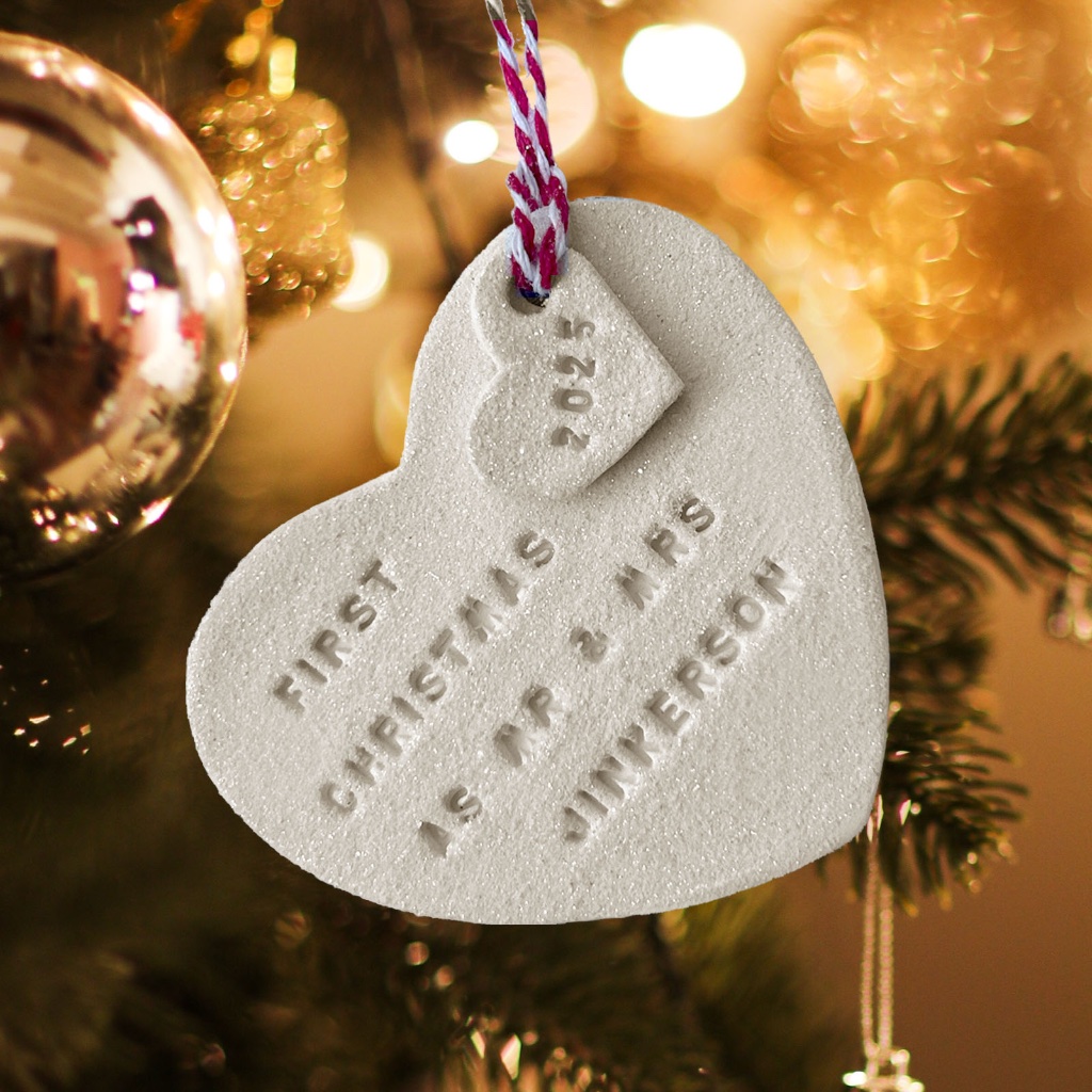 First Christmas As Mr And Mrs Christmas Decoration - Thumbnail 4