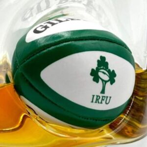 Personalised Irish Rugby Ball Whisky Glass - Thumbnail 3