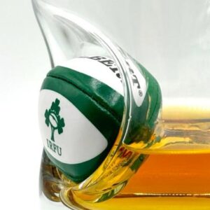 Personalised Irish Rugby Ball Whisky Glass - Thumbnail 4