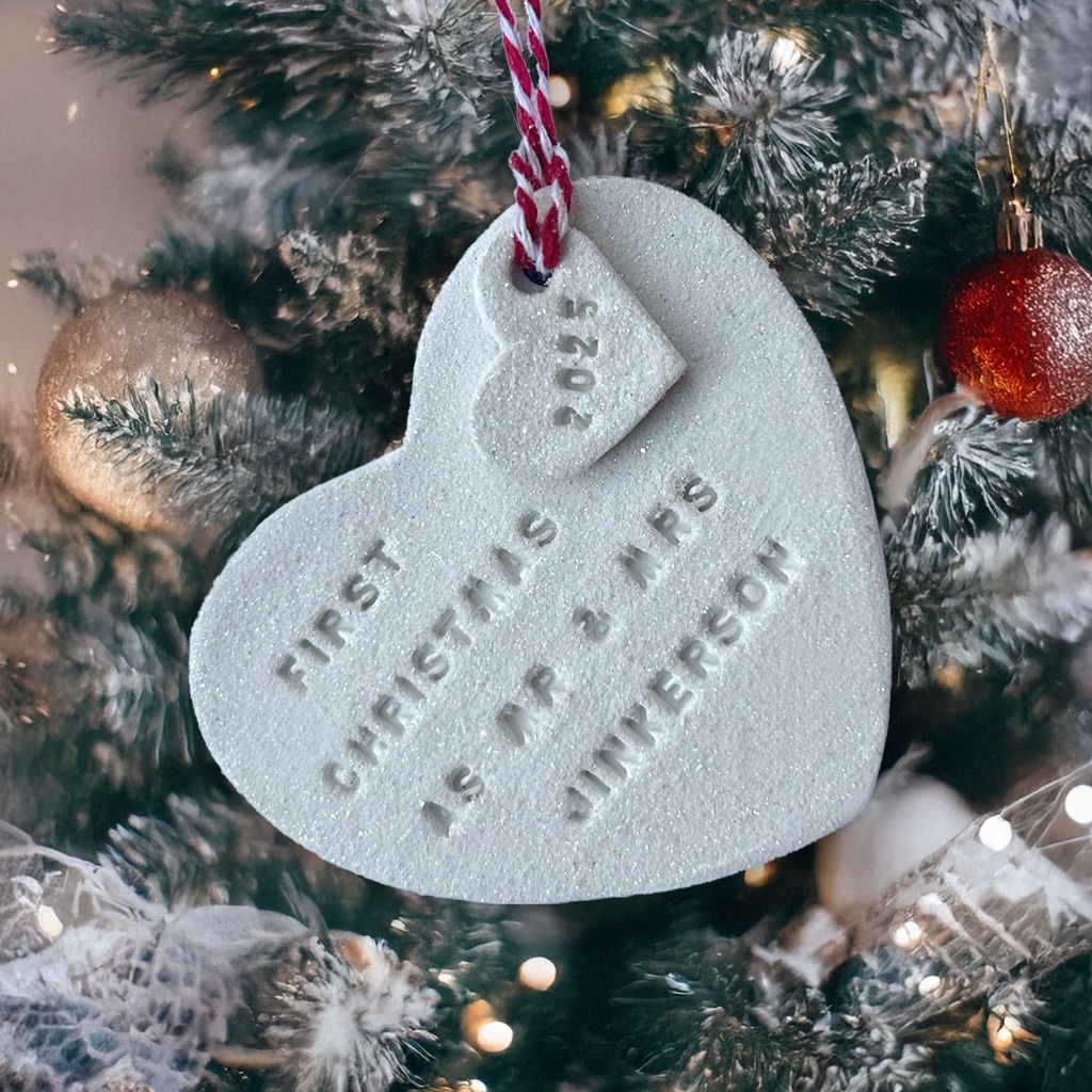 First Christmas As Mr And Mrs Christmas Decoration - Thumbnail 6