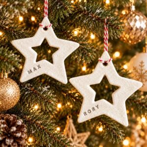 Personalised Name Christmas Star Decoration - Thumbnail 1
