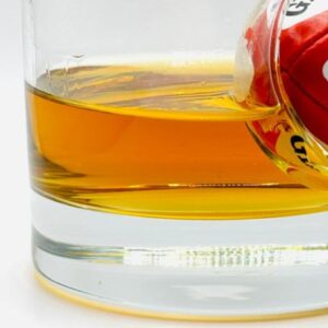 Personalised Welsh Rugby Ball Whisky Glass - Thumbnail 4