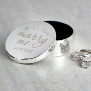Personalised 'Will You Marry Me' Ring Box - Abode Home & Gifts