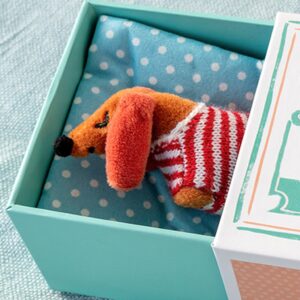 Sausage Dog In A Little House Soft Toy - Thumbnail 2