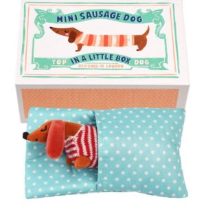 Sausage Dog In A Little House Soft Toy - Thumbnail 3