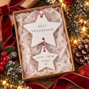 Personalised ‘Best Childminder’ Christmas Decoration - Thumbnail 2