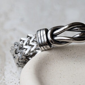 Personalised Men’s Woven Infinity Knot Bracelet - Thumbnail 5