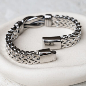 Personalised Men’s Woven Infinity Knot Bracelet - Thumbnail 3