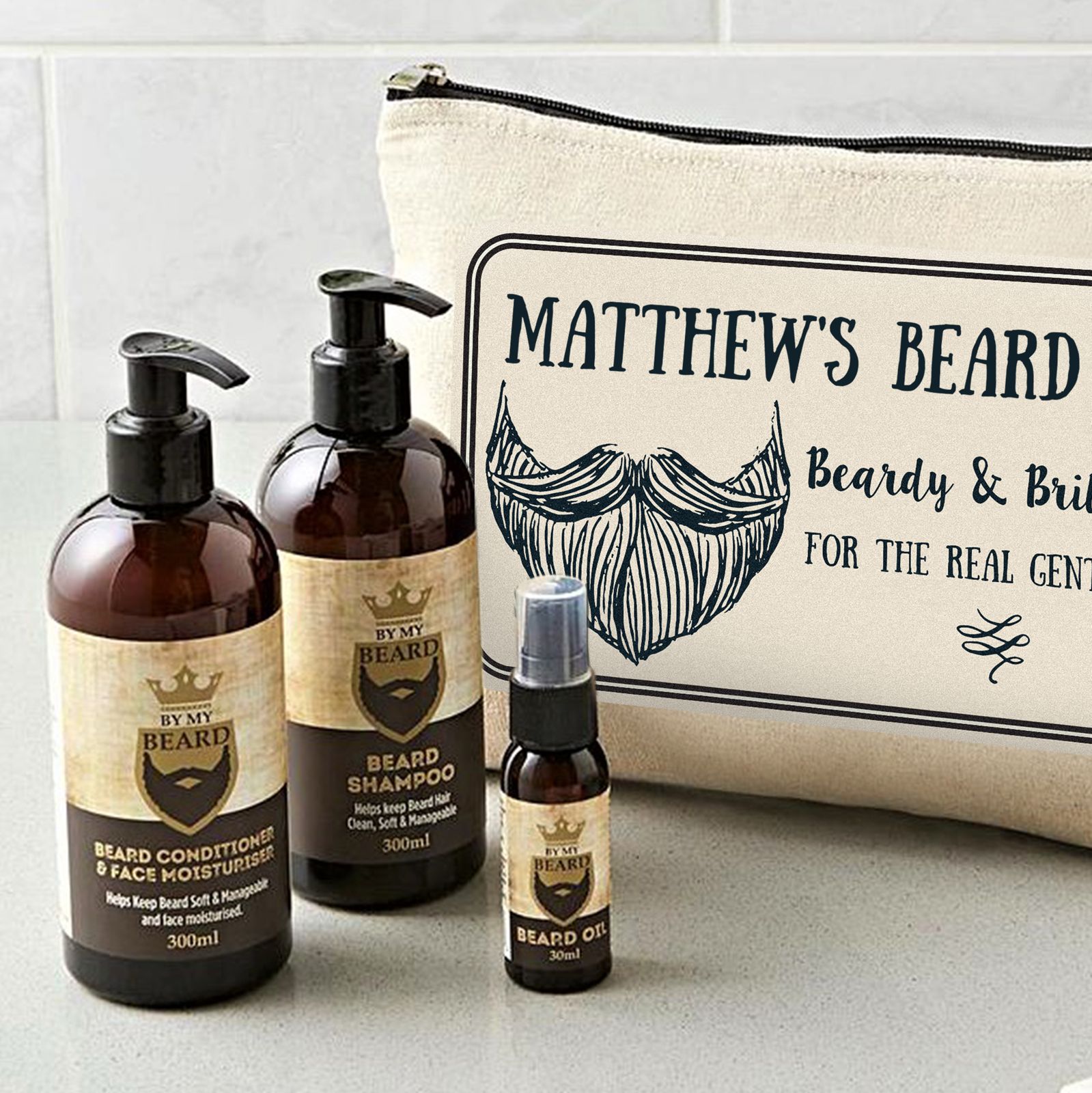 Personalised Beardy And Brilliant Beard Kit - Thumbnail 2