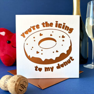 Icing To My Donut Papercut Card - Thumbnail 2