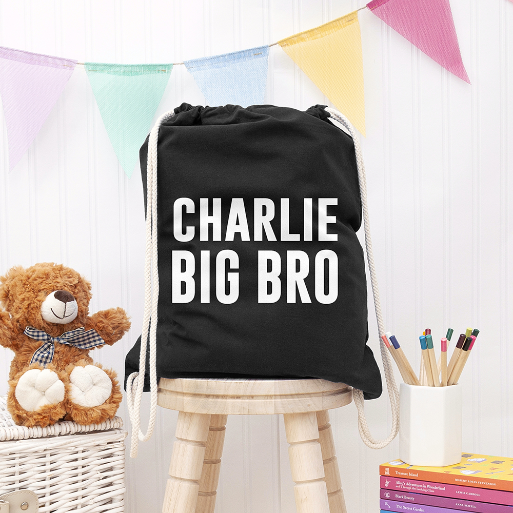 Boy's Personalised Brother Gym Bag - Thumbnail 4