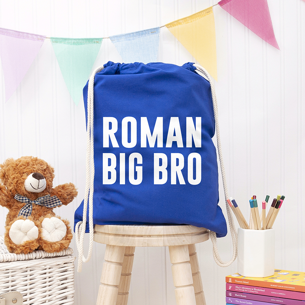 Boy's Personalised Brother Gym Bag - Thumbnail 2
