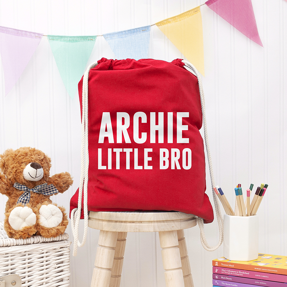 Boy's Personalised Brother Gym Bag - Thumbnail 3