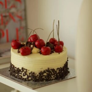 Set of Eight Cherry Birthday Cake Candles - Thumbnail 2