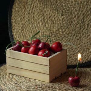 Set of Eight Cherry Birthday Cake Candles - Thumbnail 4