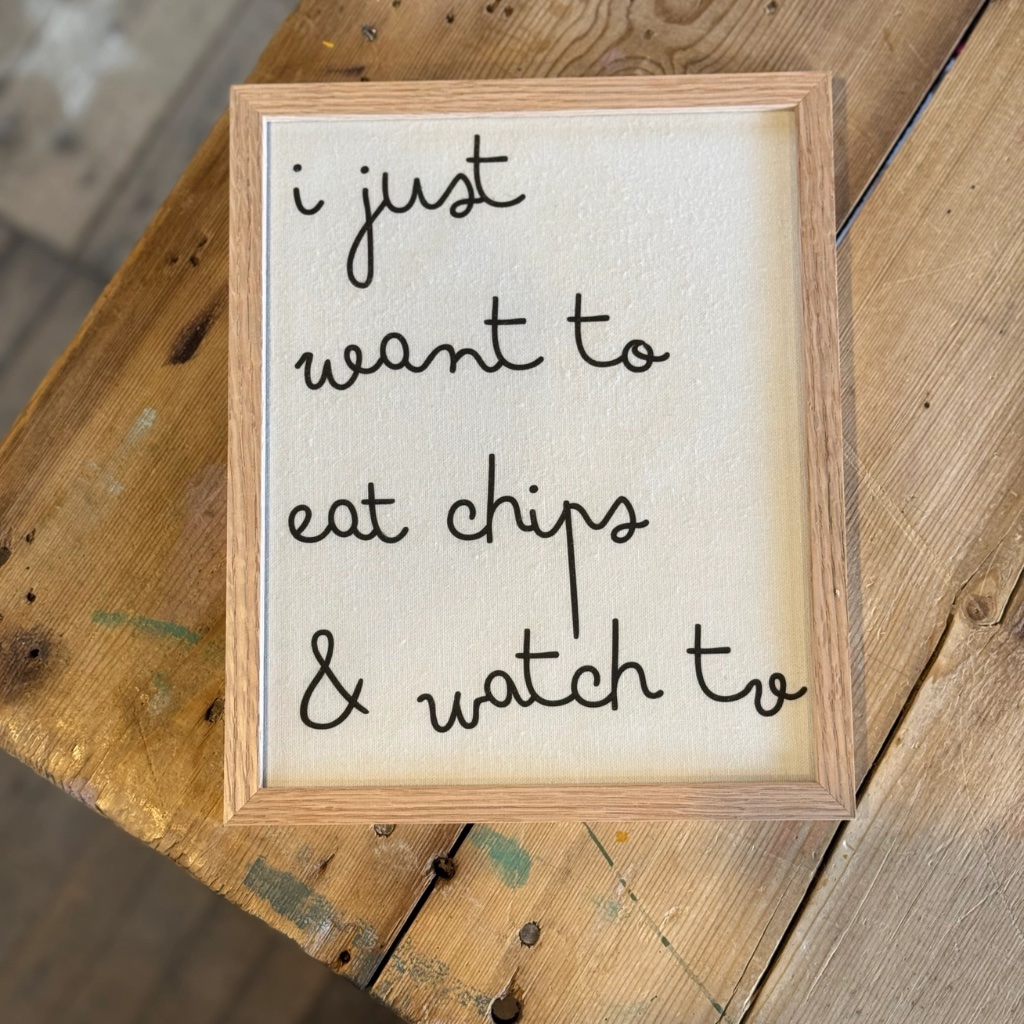 Personalised Framed Cotton Typography Quote Print - Thumbnail 4