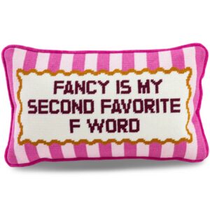 ‘Fancy’ Needlepoint Pillow - Thumbnail 3