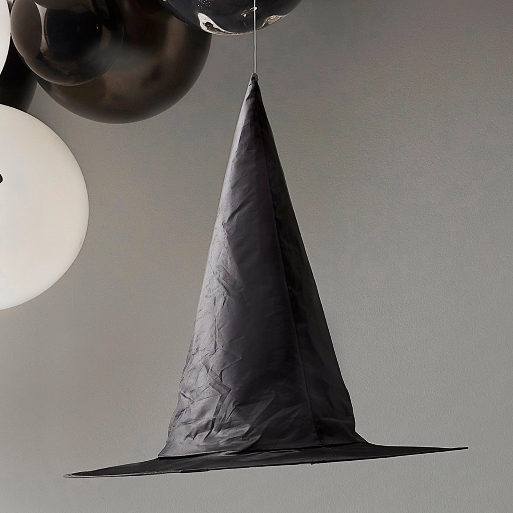 Set of Three Floating Witch Hat Hanging Decorations - Thumbnail 2
