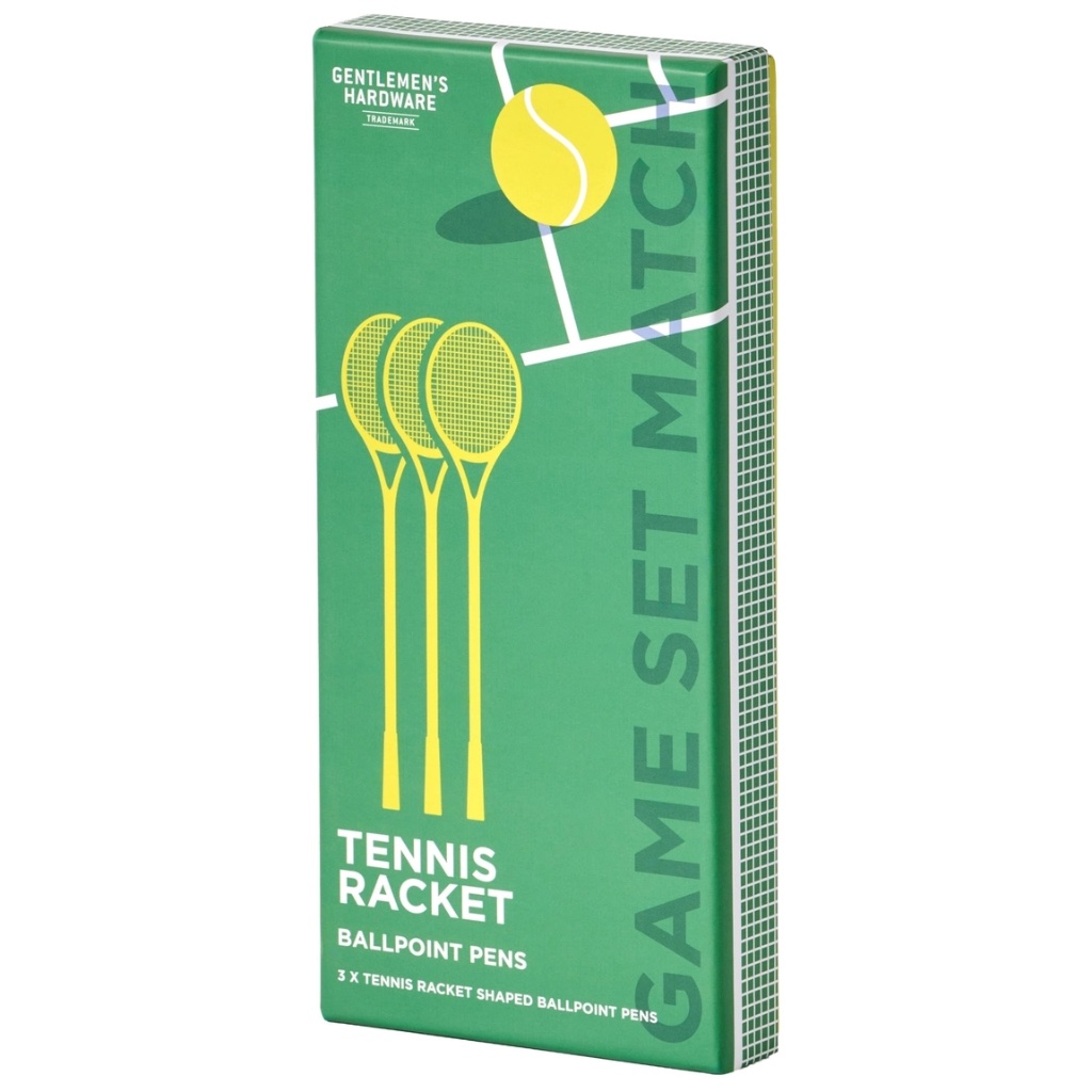 Set of Three Tennis Racket Ballpoint Pens - Thumbnail 4