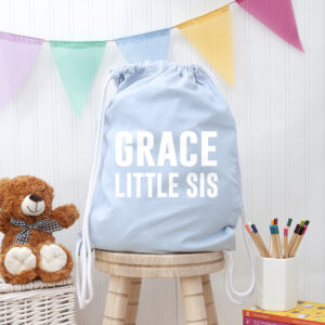 Girl’s Personalised Sister Gym Bag - Thumbnail 2