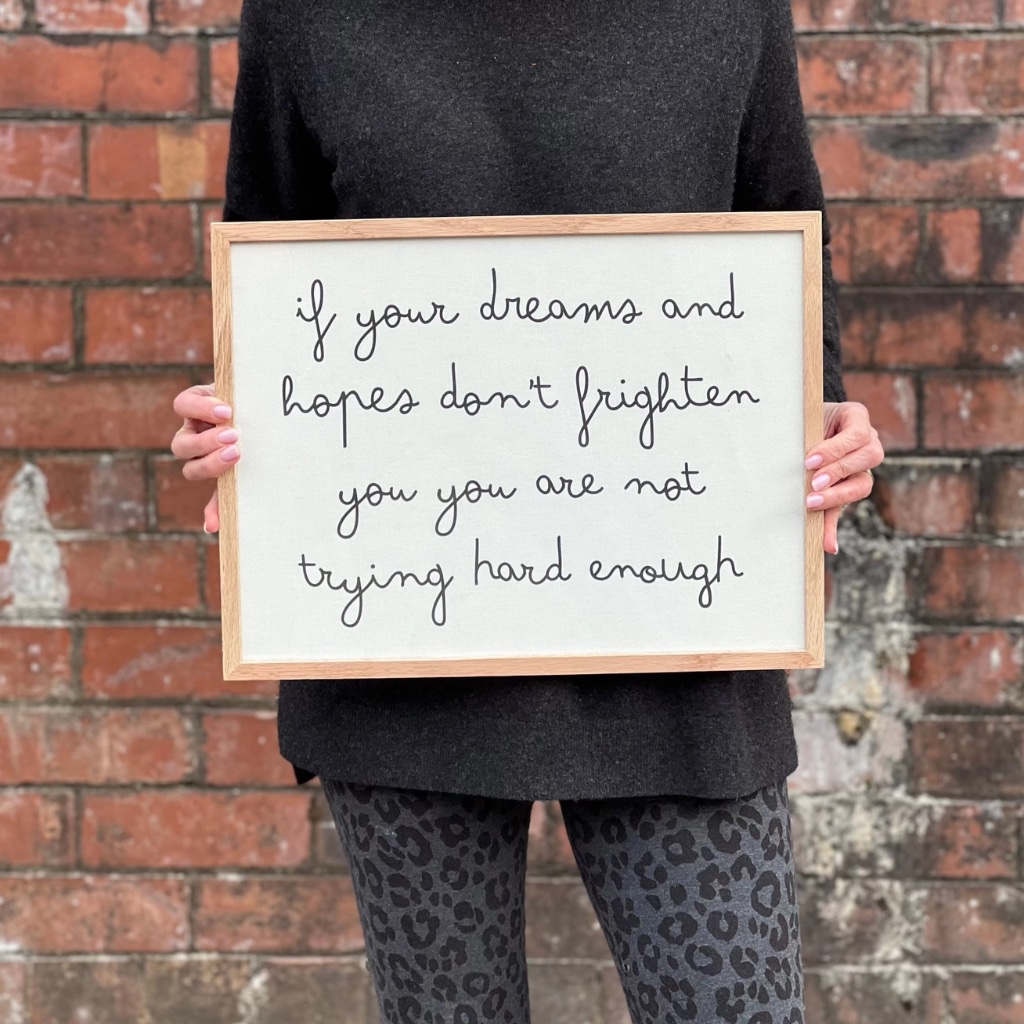 Personalised Framed Cotton Typography Quote Print - Thumbnail 8