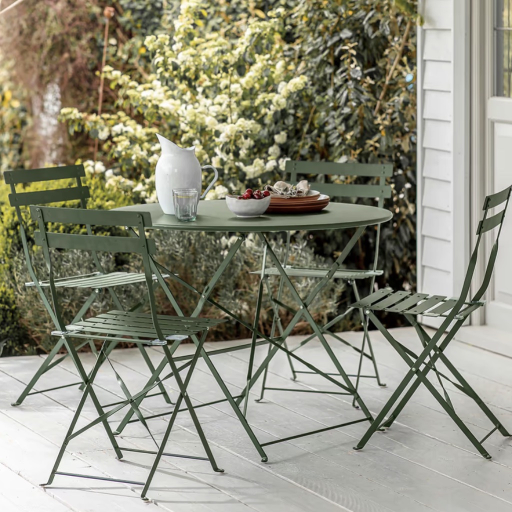Large Bistro Table And Chair Set | Thistle Green - Thumbnail 2
