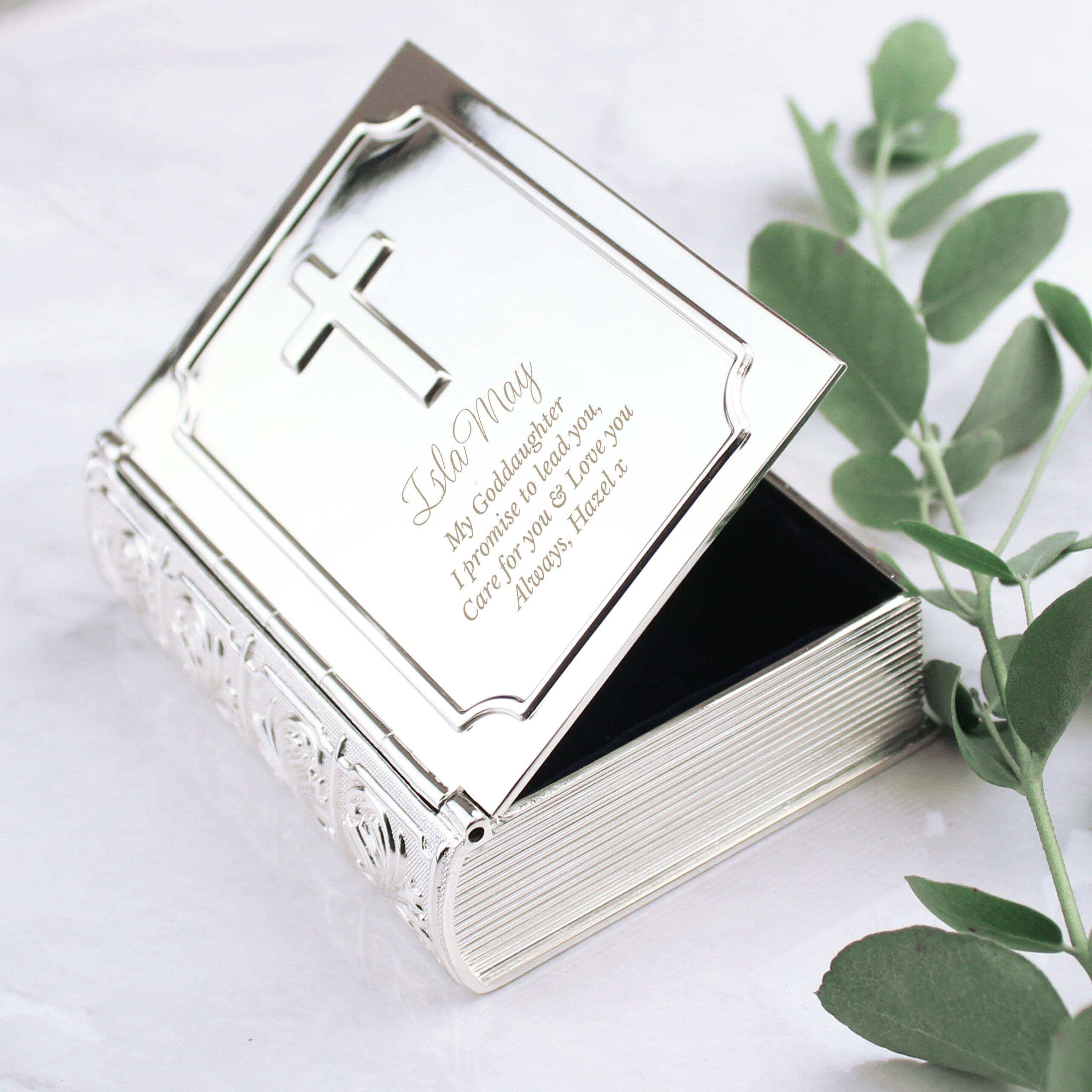 Personalised Bible Trinket Box - Thumbnail 2