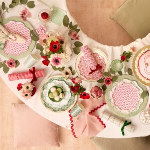 Set of Six Patterned Velvet Ribbon Christmas Crackers - Thumbnail 4