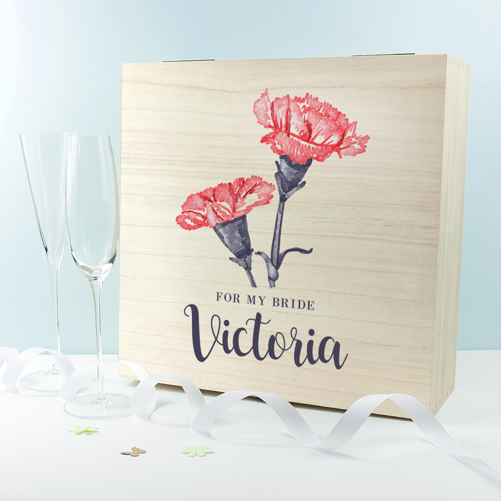 Personalised 'For My Bride on Our Wedding Day' Box - Thumbnail 4