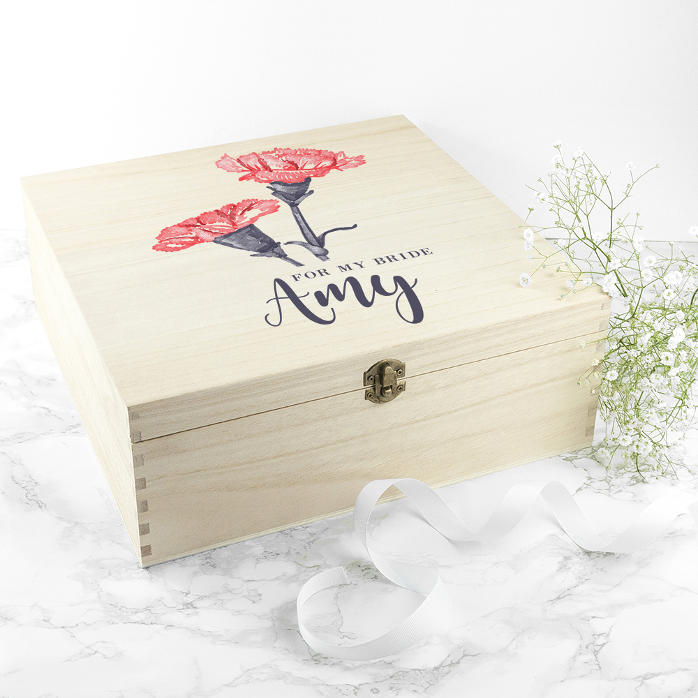 Personalised 'For My Bride on Our Wedding Day' Box - Thumbnail 5