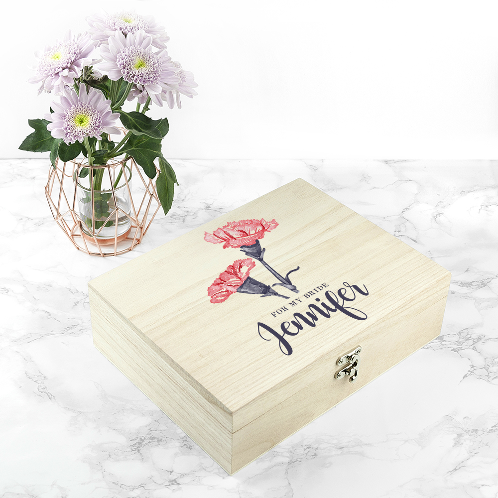 Personalised 'For My Bride on Our Wedding Day' Box - Thumbnail 2