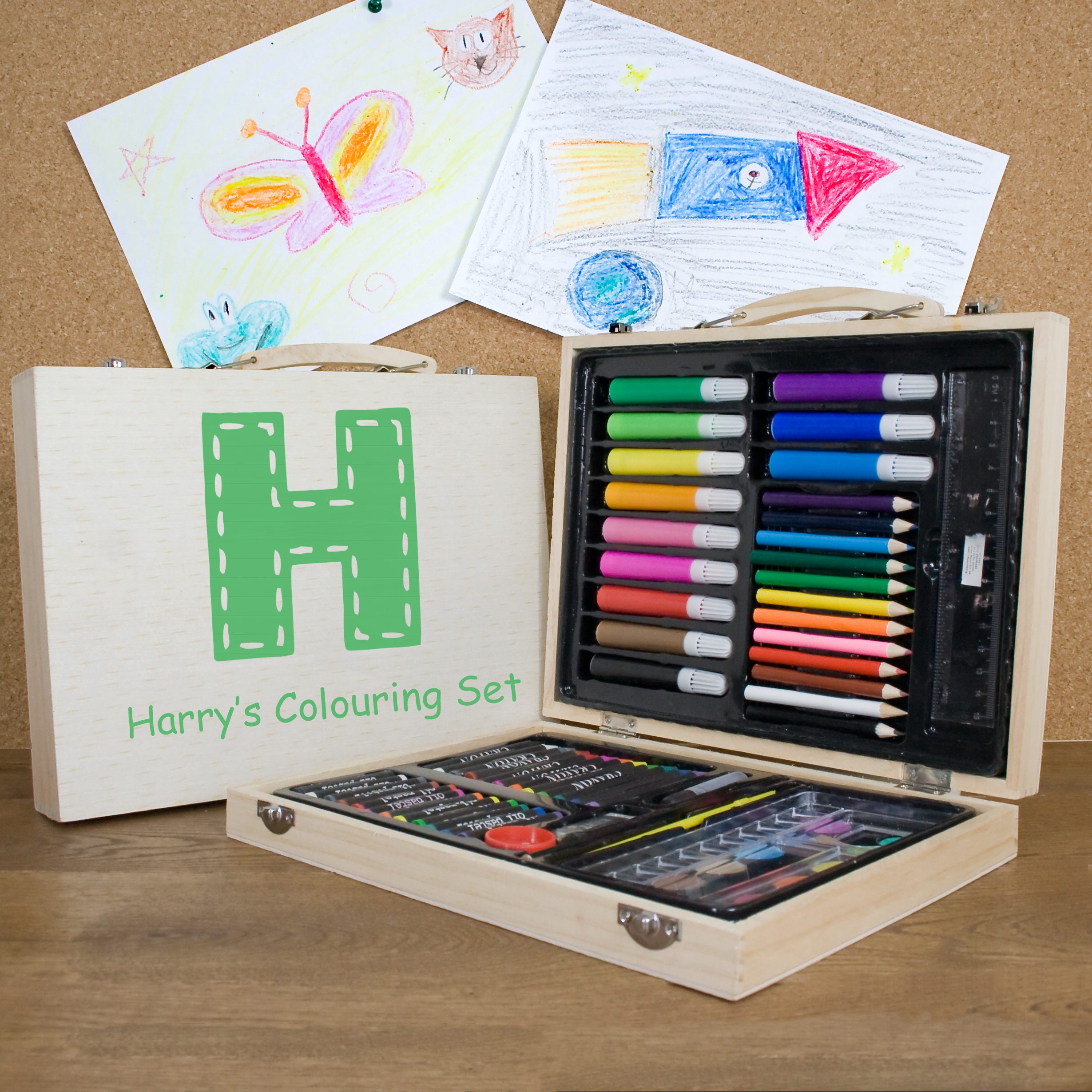 Personalised Children's Colouring In Set - Thumbnail 1