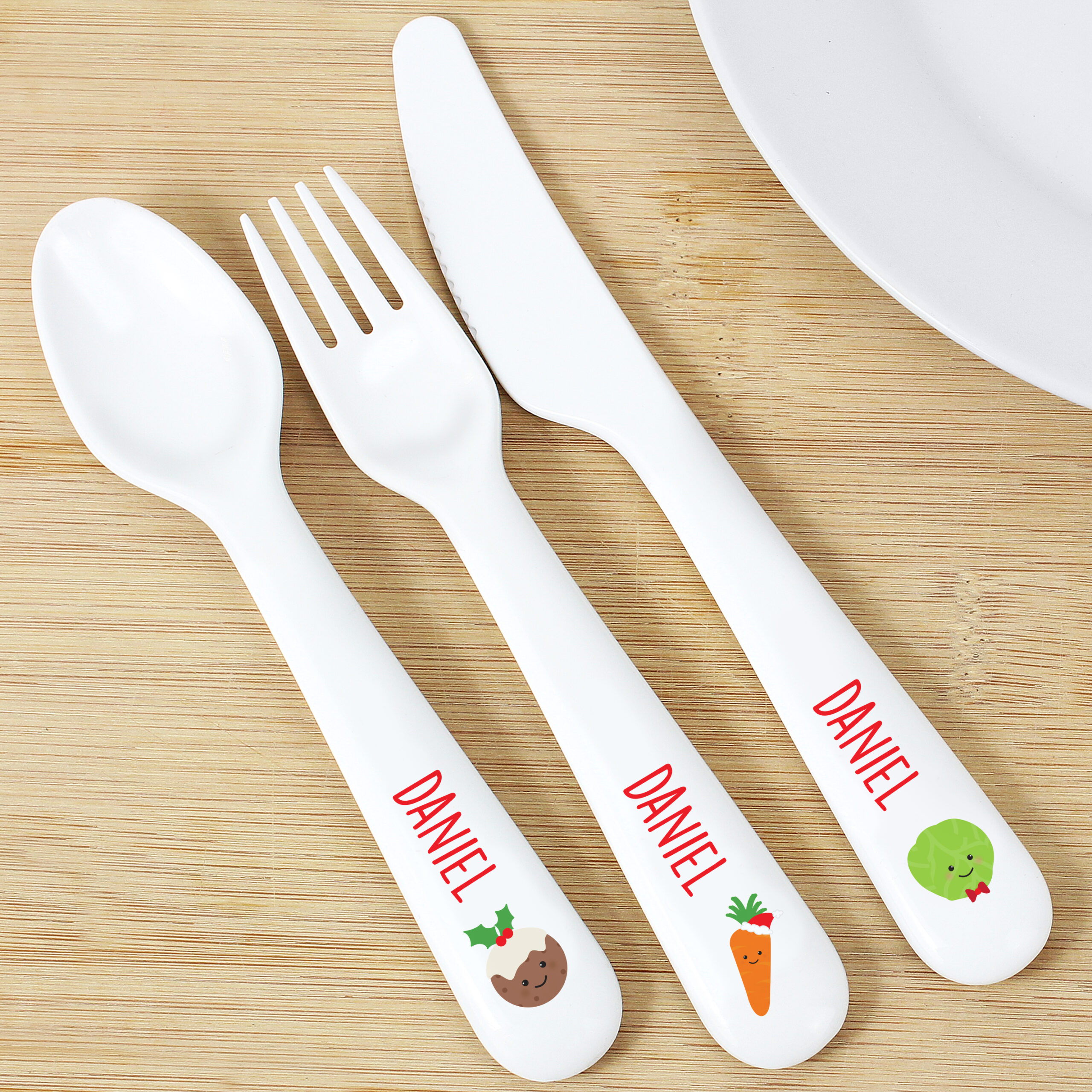 First Christmas Dinner Cutlery Set - Thumbnail 1