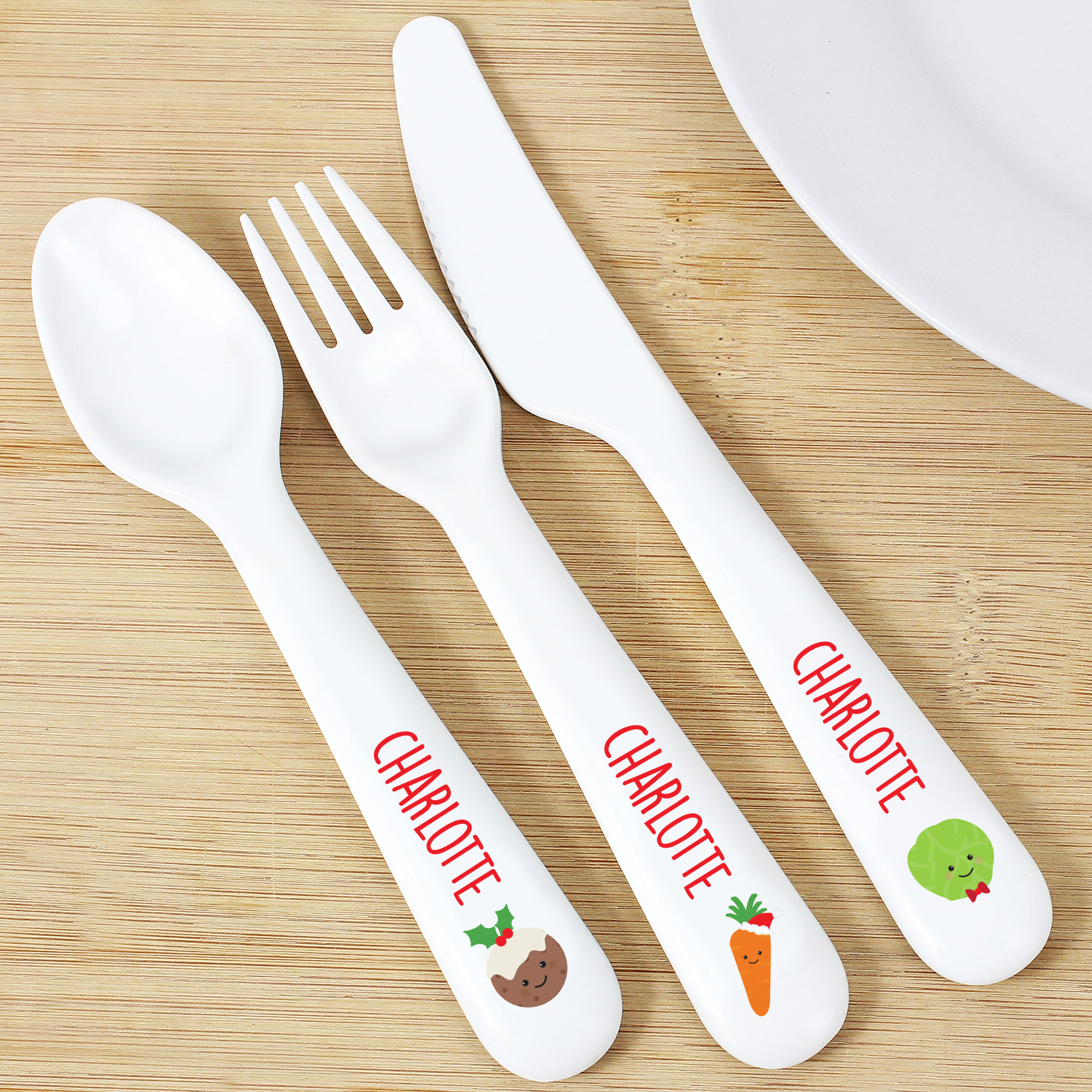 First Christmas Dinner Cutlery Set - Thumbnail 2