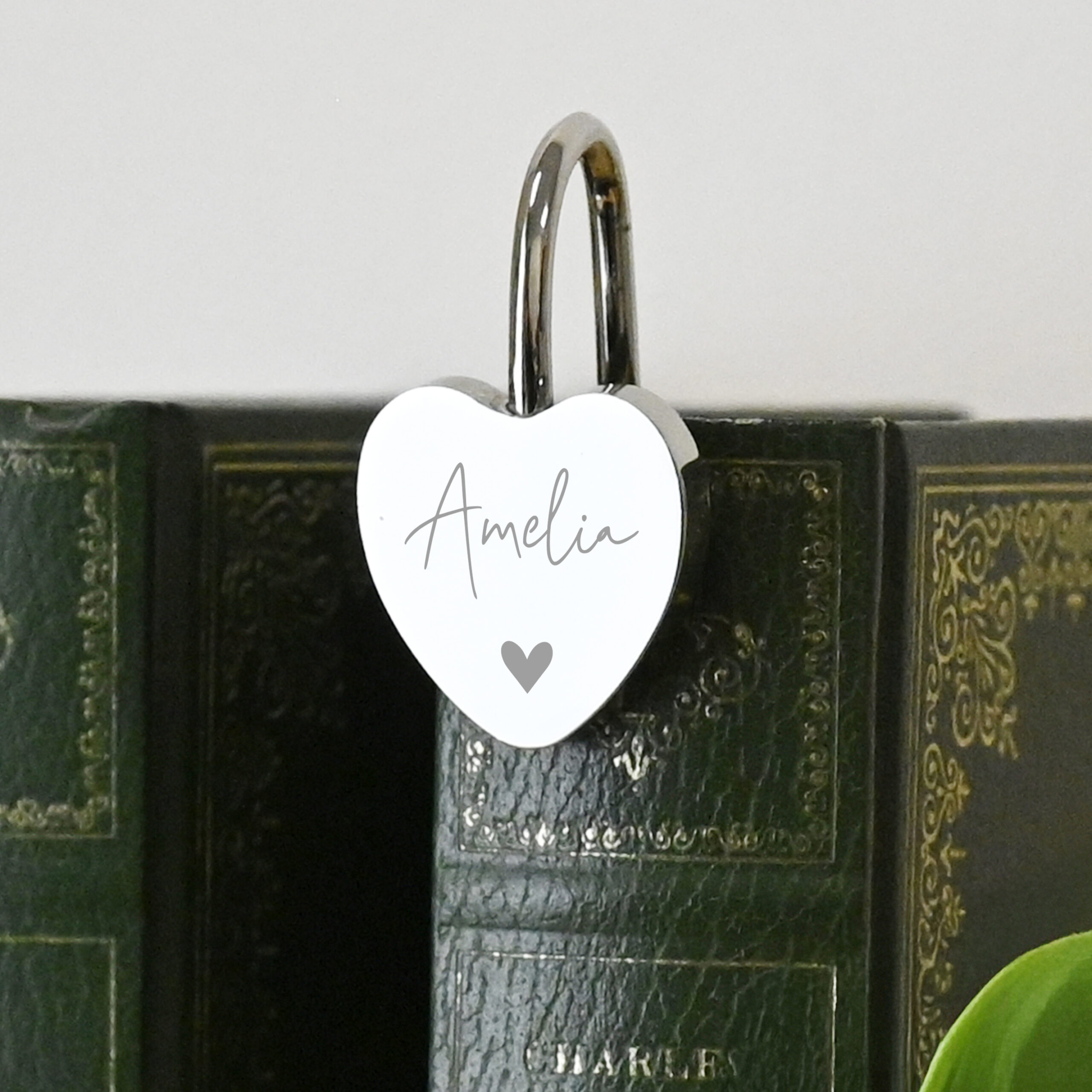 Personalised Engraved Heart Bookmark - Thumbnail 2