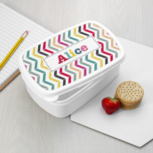 Personalised Girl's Patterned Lunch Box - Thumbnail 3