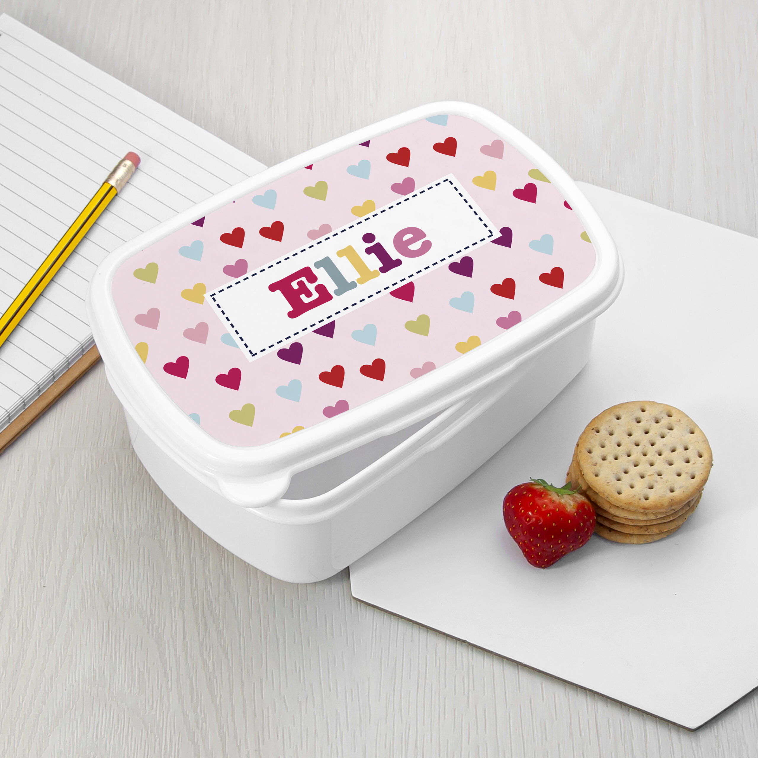 Personalised Girl's Patterned Lunch Box - Thumbnail 2