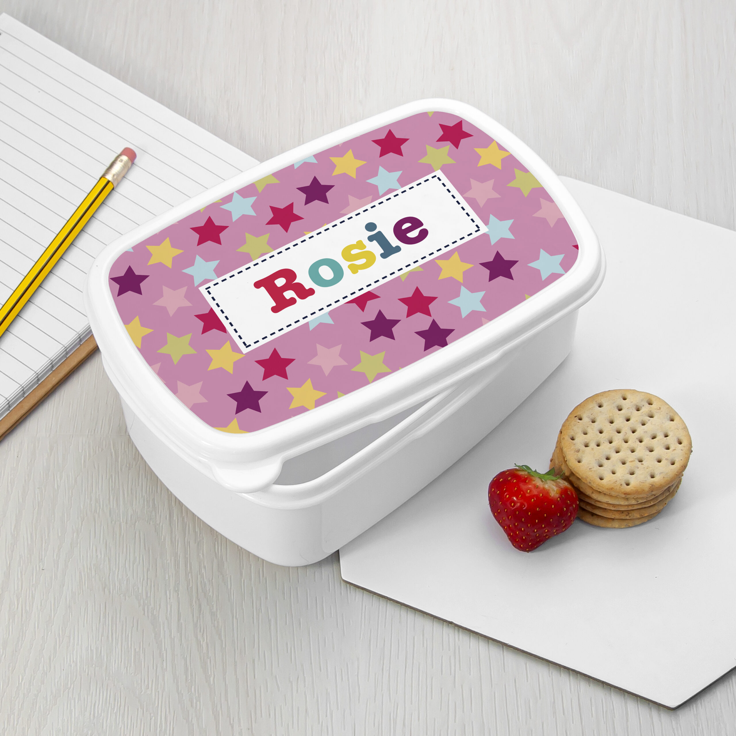 Personalised Girl's Patterned Lunch Box - Thumbnail 4