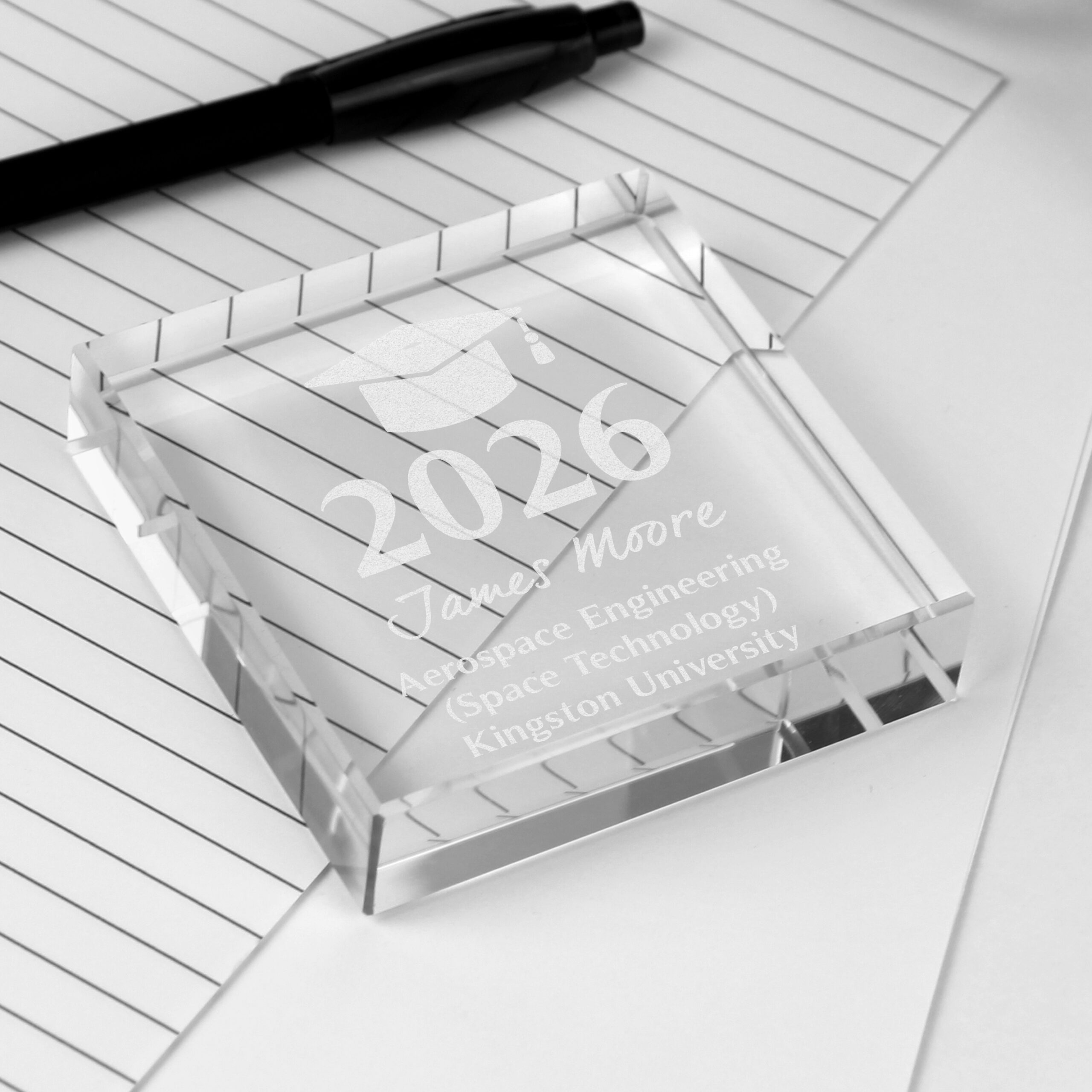 Personalised Graduation Crystal Token - Thumbnail 5
