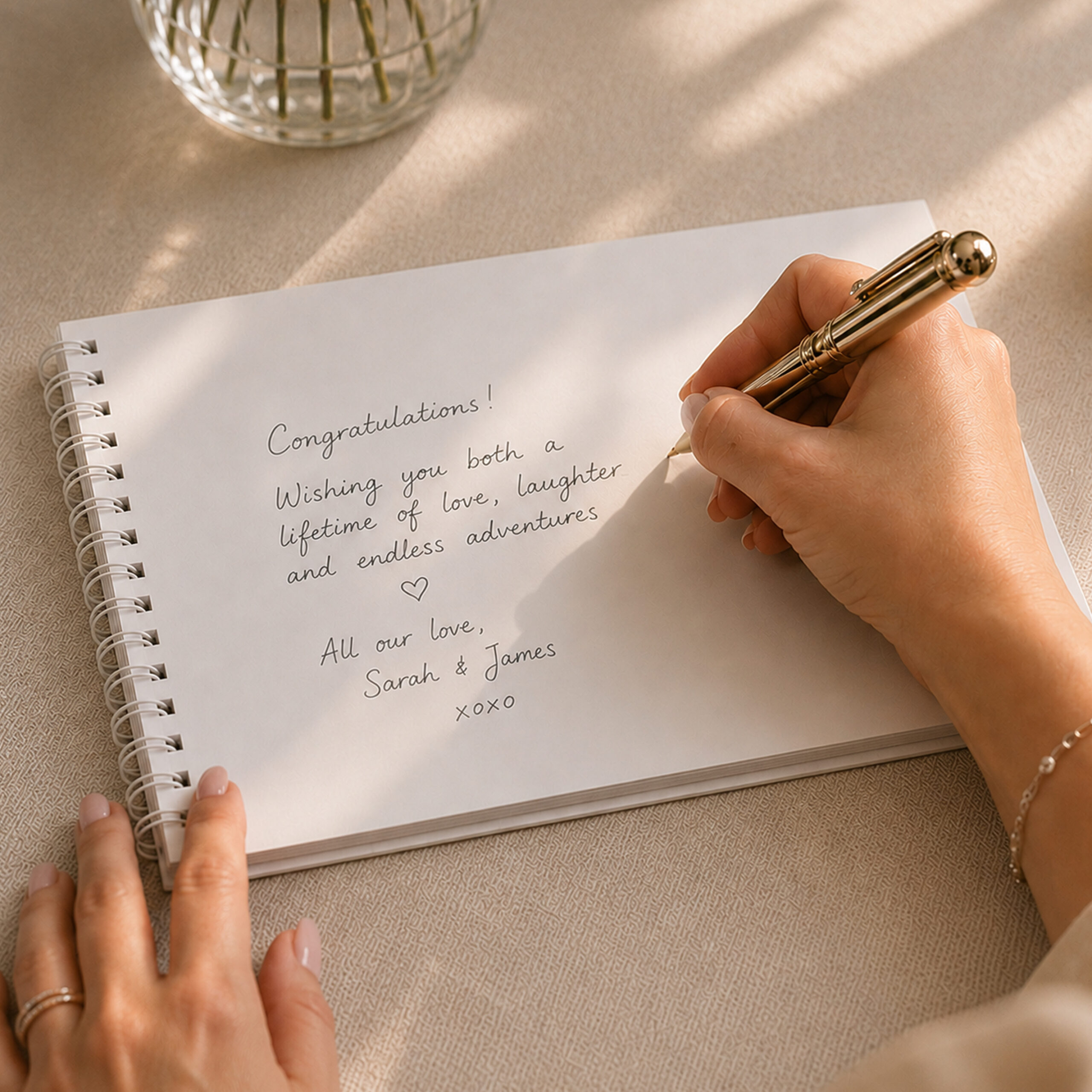 Personalised Engagement Guest Book - Thumbnail 2
