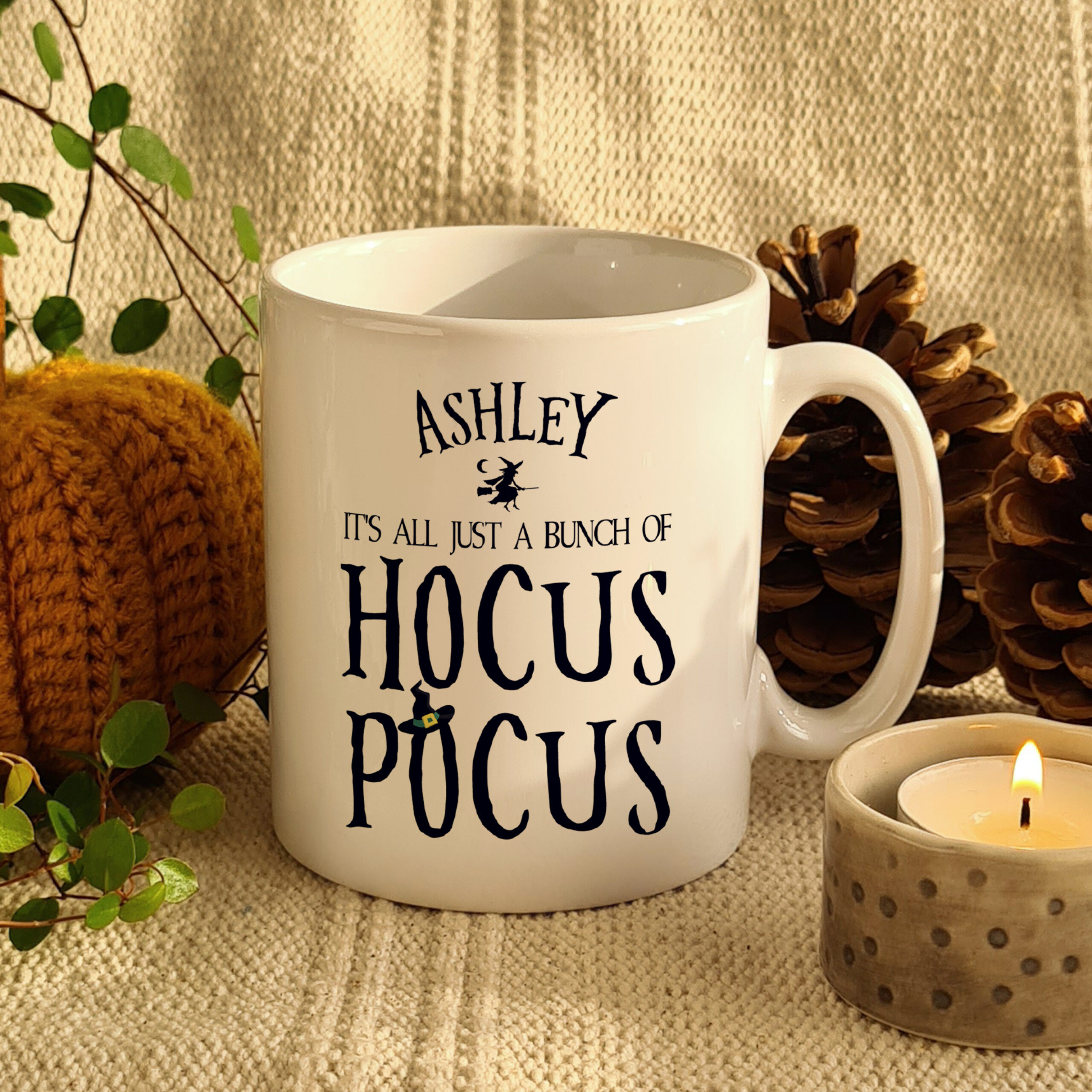 Personalised Halloween Hocus Pocus Ceramic Mug - Thumbnail 1