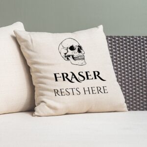 Personalised Halloween Skull Cushion Cover - Thumbnail 2
